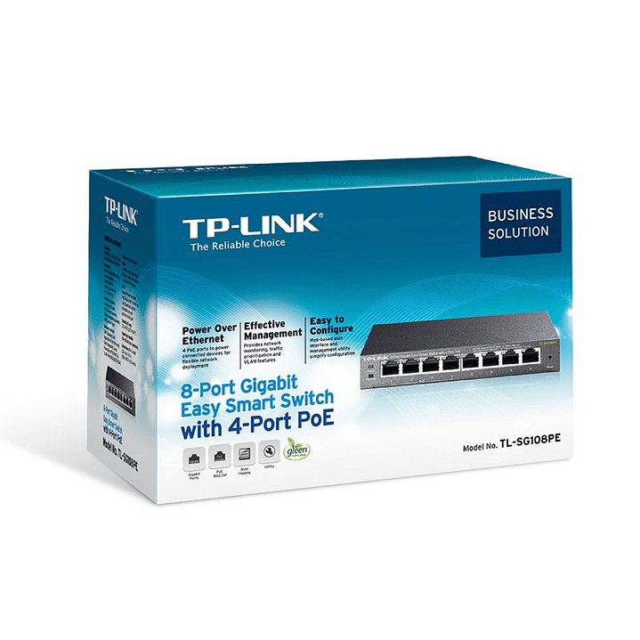 TP-LINK TL-SG108PE Switch 8xGB 4xGB PoE 2