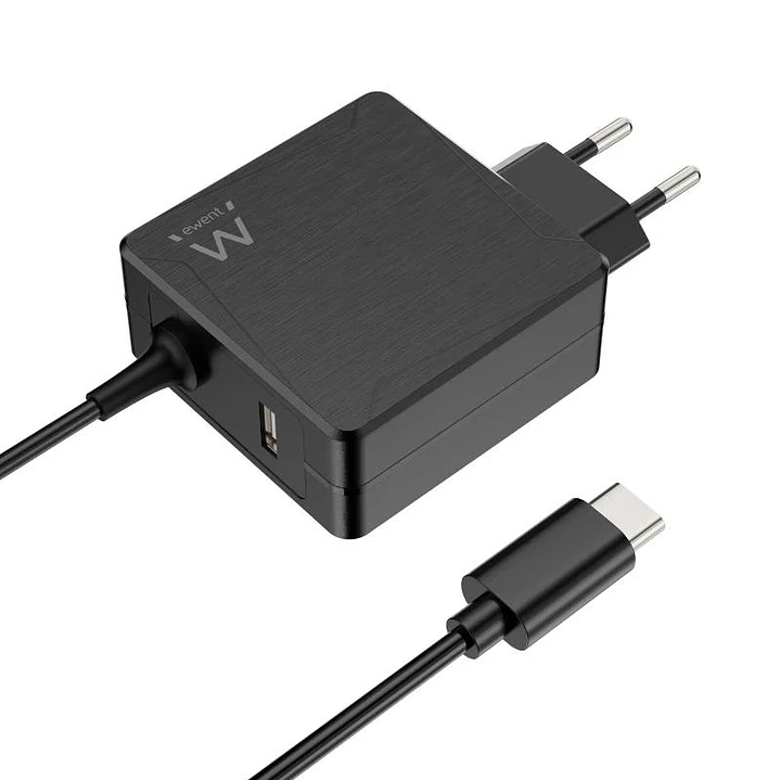 EWENT Cargador USB-C PD 45W +Puerto usb-A 1
