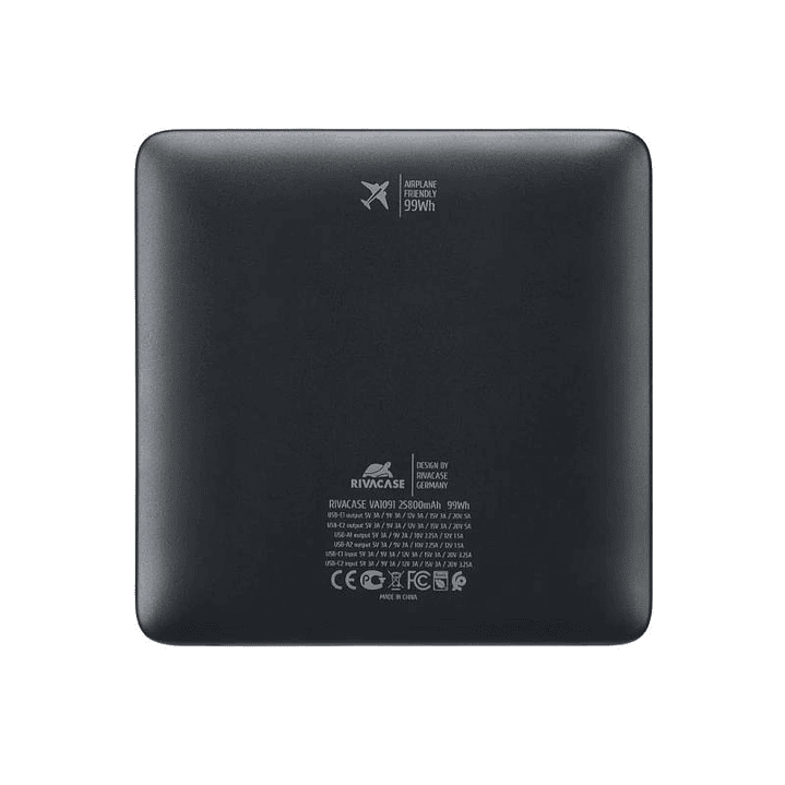 RIVACASE VA1091 powerbank 25800mAh Turbo PD 100W 4