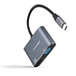 Nanocable Conversor USB-C/M a HDMI-VGA/H 15 cm - Thumbnail 1