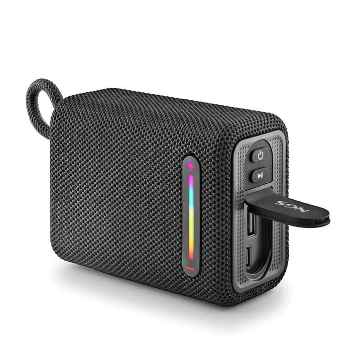 NGS Altavoz Rollerfuria1 BT RGB IPX6 Negro 15W 2