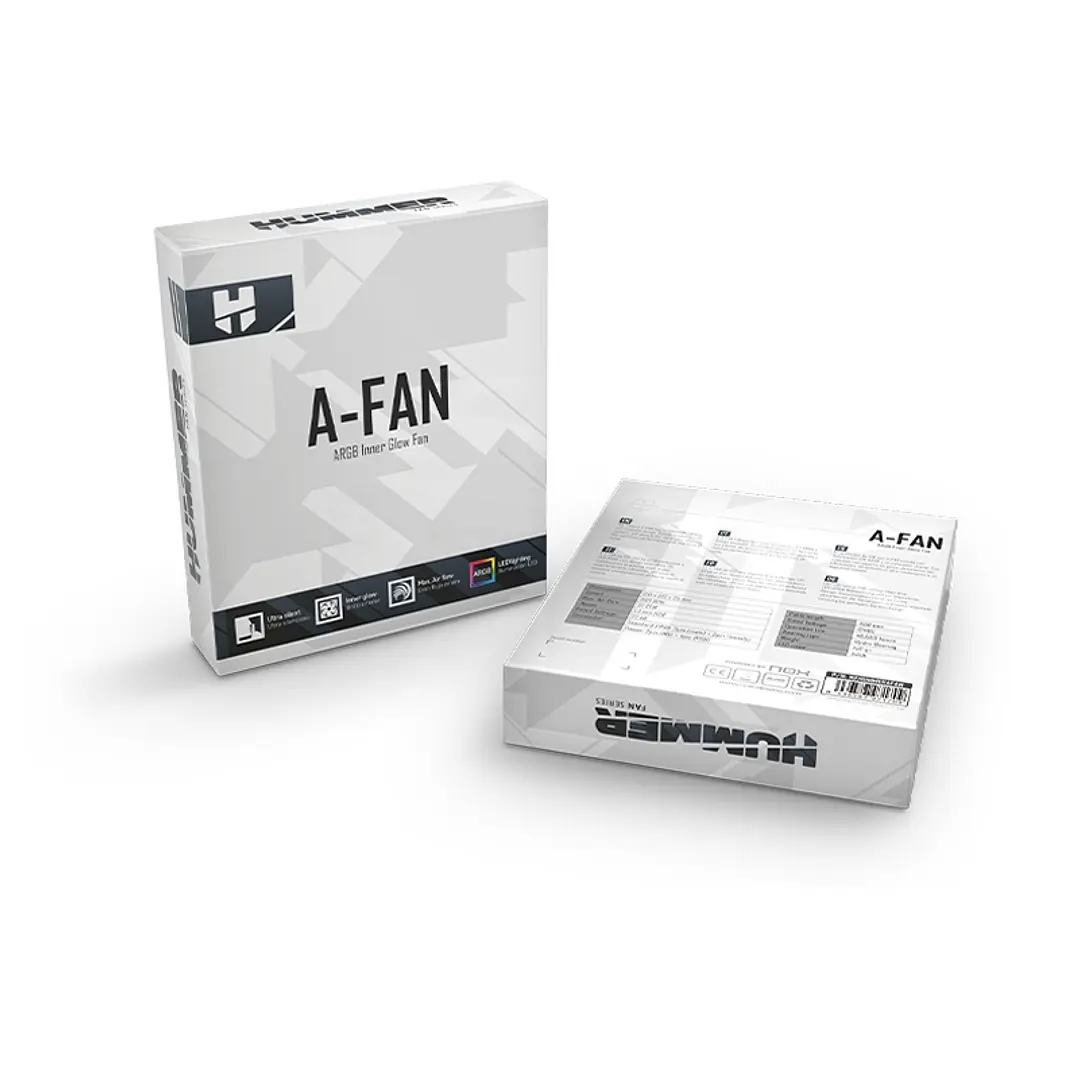 NOX HUMMER A-FAN Ventilador ARGB INNER GLOW FAN 4