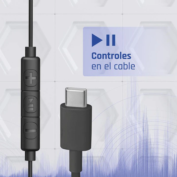 iggual Auriculares tipo C intrauditivos con micro 4
