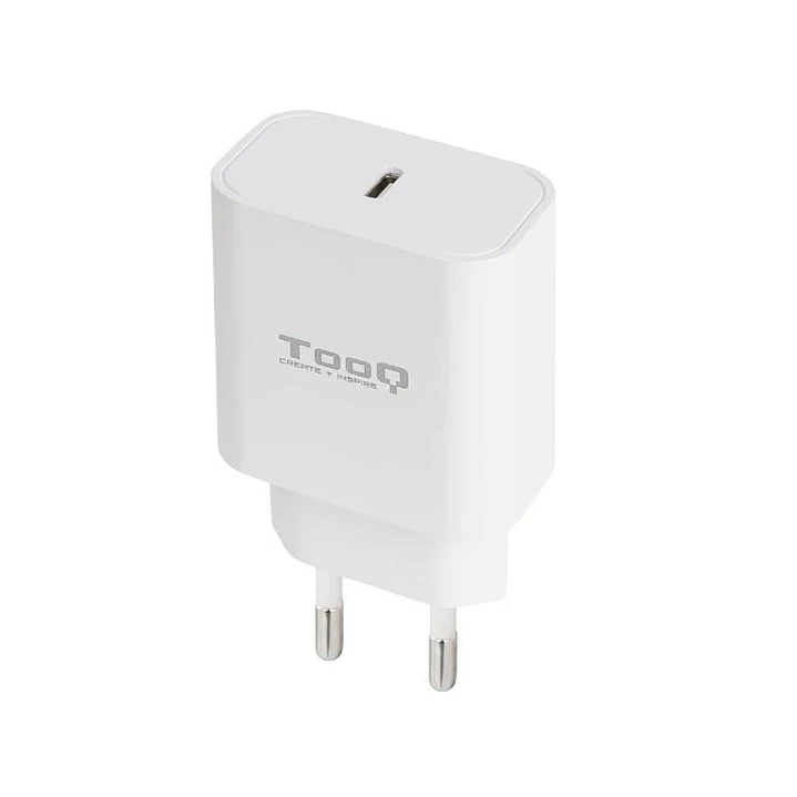 Tooq Cargador pared USB-C PD3.0 20W Blanco 1