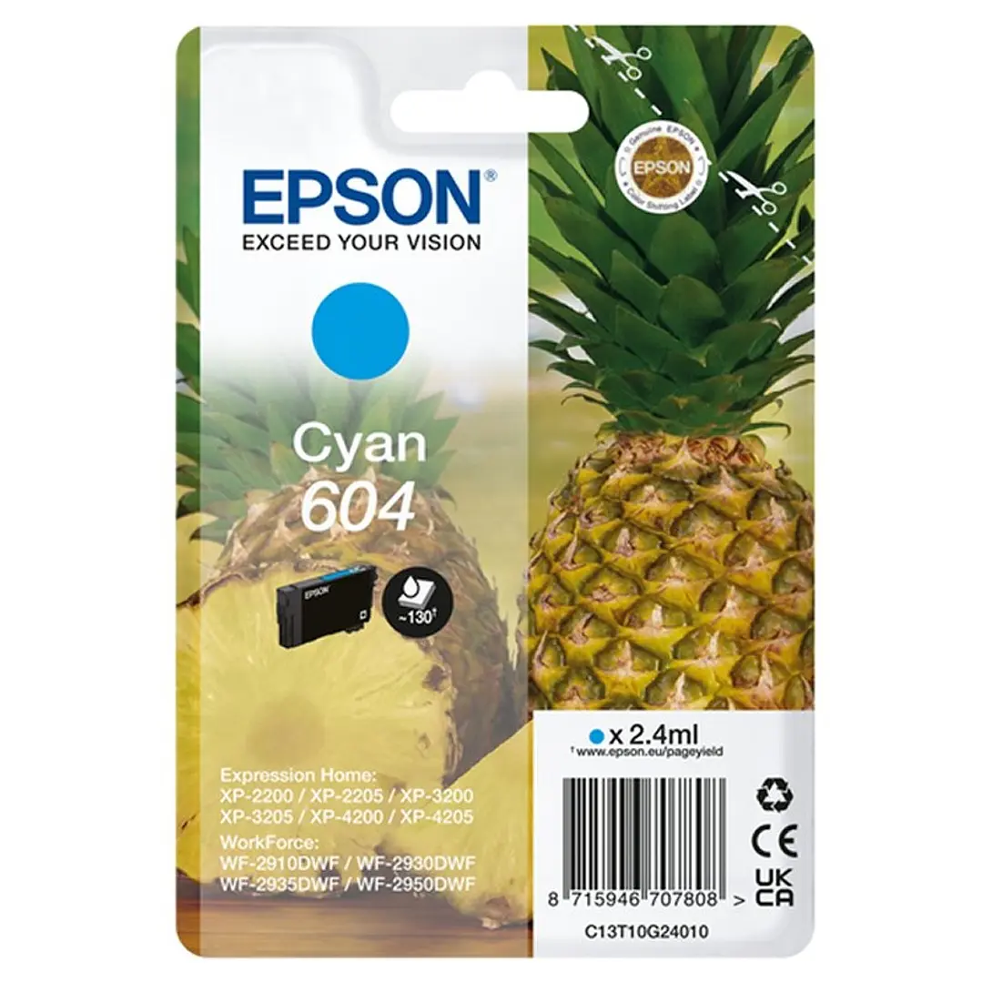 Epson Cartucho 604 Cyan 1