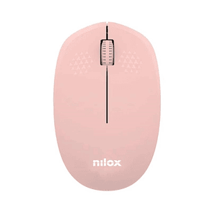 Nilox Ratón Wireless, 1000 DPI, 3 botones, Rosa