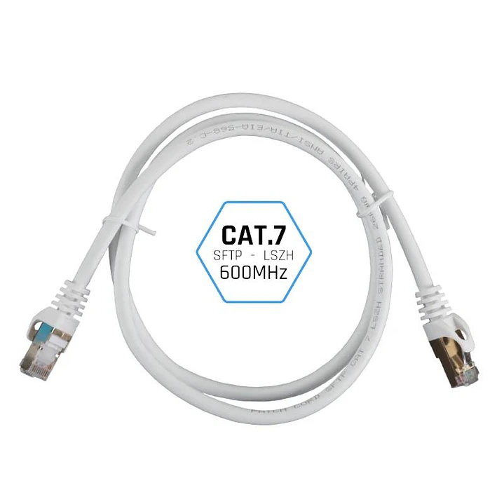 iggual Latiguillo CAT7 SFTP LSZH 10 metros blanco 2