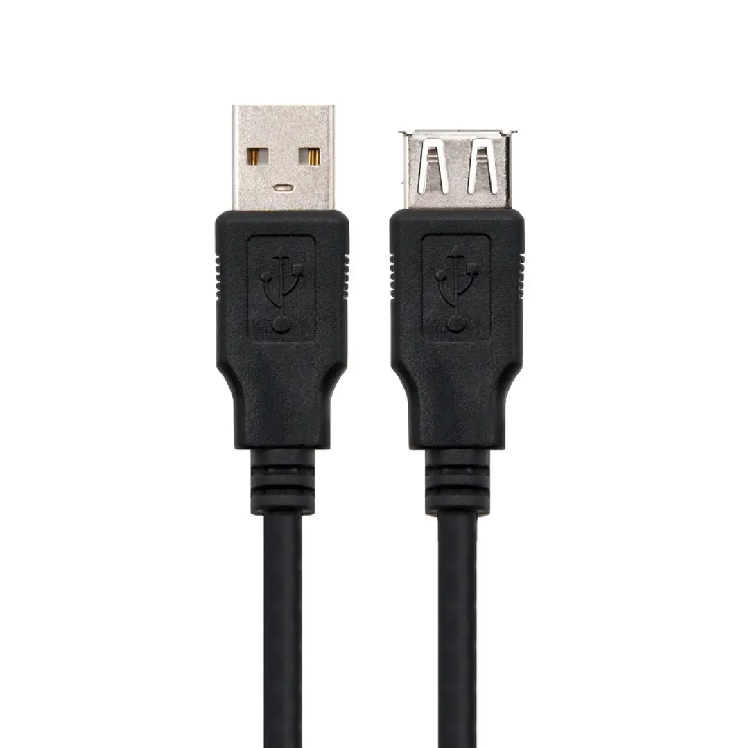 Nanocable Cable USB 2.0, tipo A/M-A/H, Negro, 3m 2