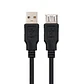 Nanocable Cable USB 2.0, tipo A/M-A/H, Negro, 3m - Miniatura 2