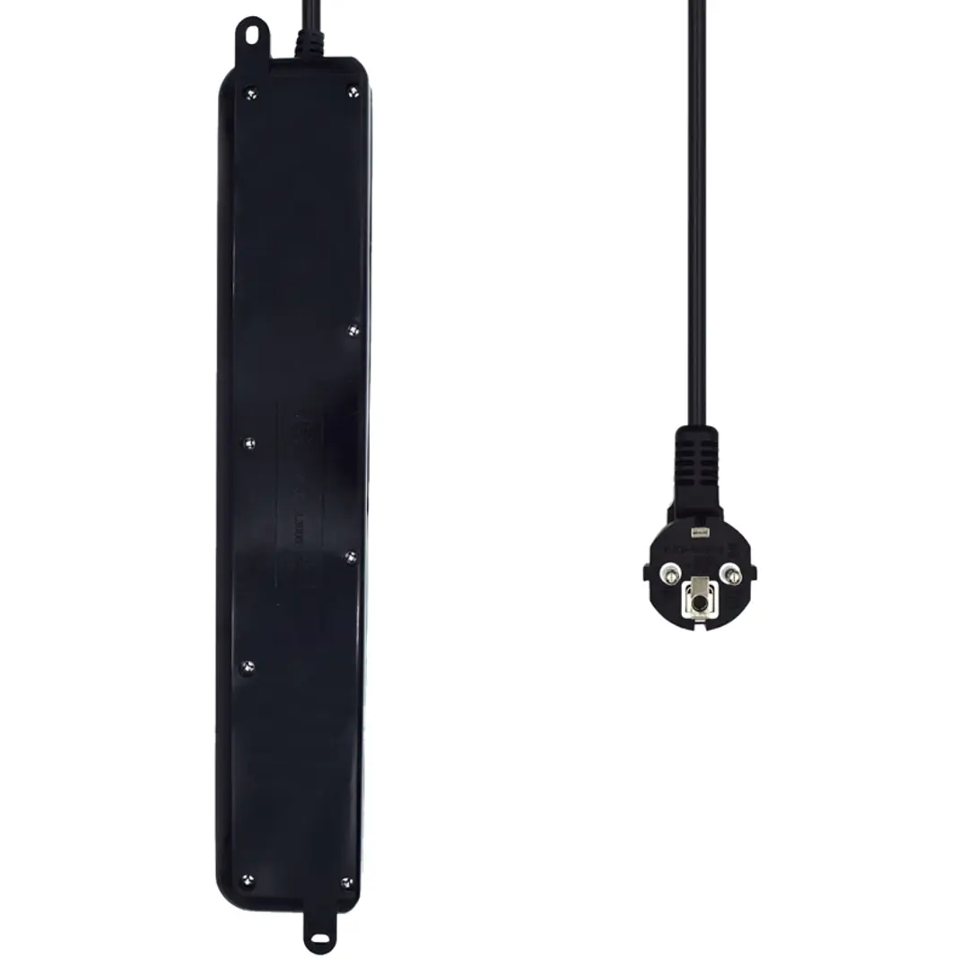 Ewent EW3924 Regleta 6 tomas con proteccion Negro 3