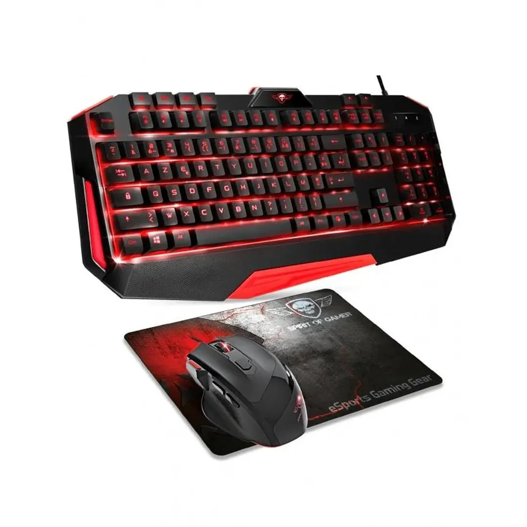 Spirit of Gamer Pack Teclado+ Rato+ Alfombrilla 1