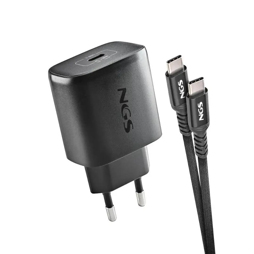 NGS CARGADOR GAN ULTRARAP 45W USB-C CON CABL 2