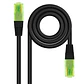Nanocable Cable RJ45 Cat.6 UTP CCA 25 m Negro - Miniatura 1