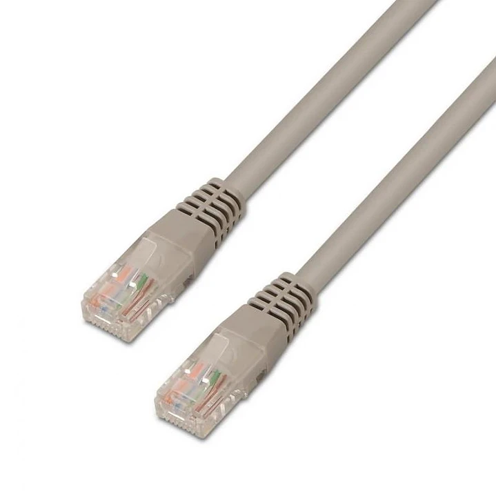 Aisens Latiguillo RJ45 CAT.6 UTP 1.0m Gris Cobre 1