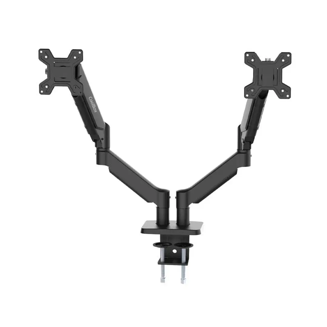 COOLBOX Soporte dos Monitores Brazo Neumático 1