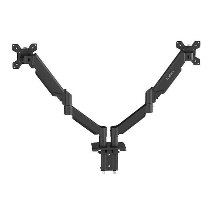 COOLBOX Soporte dos Monitores Brazo Neumático 3
