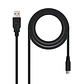 Nanocable Cable USB 2.0 A/M Micro USB B/M 0,8 M - vignette 1