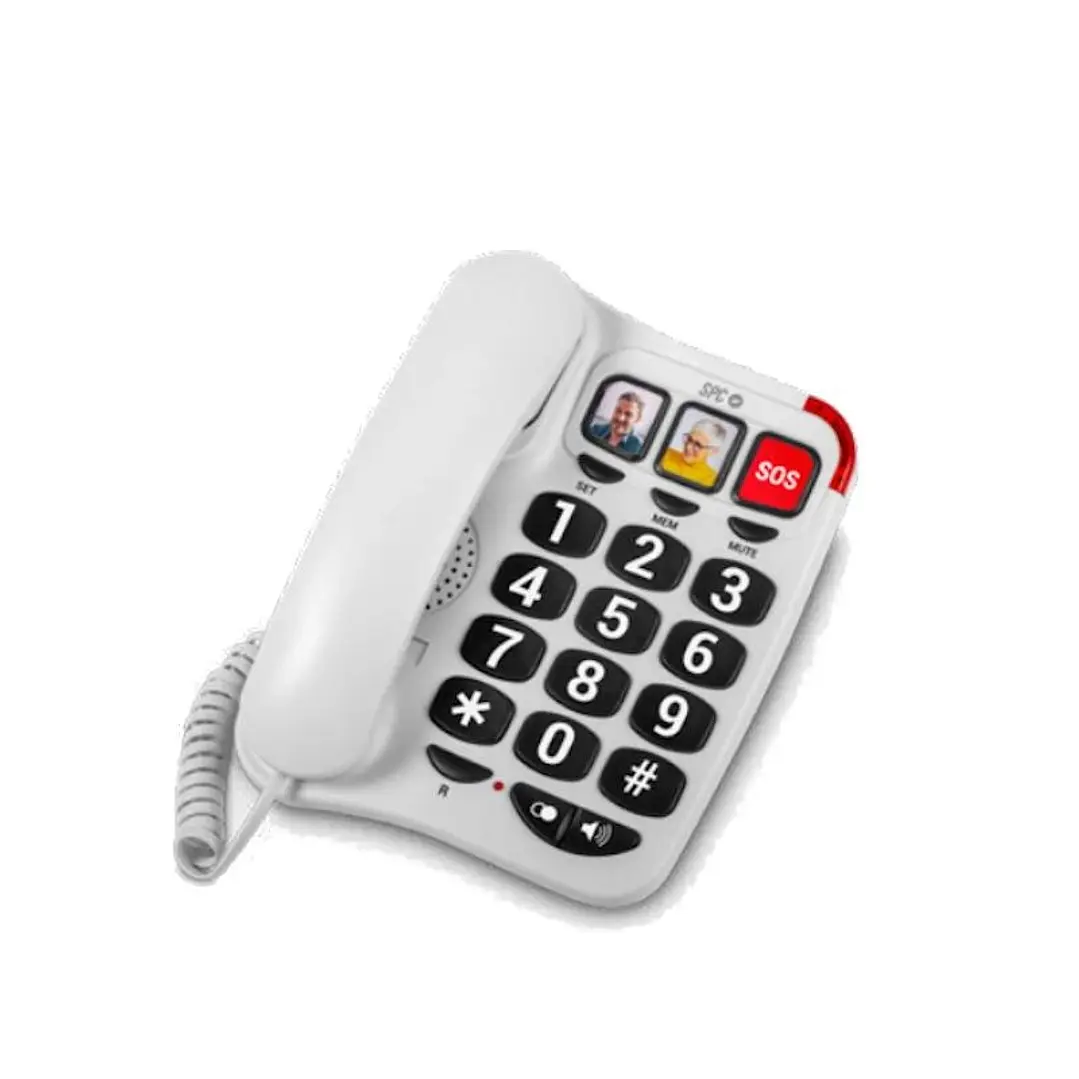 SPC 3295B Telefono CONFORT NUMBERS 2 Blanco 1