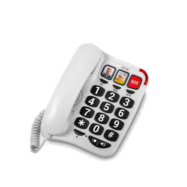 SPC 3295B Telefono CONFORT NUMBERS 2 Blanco 1