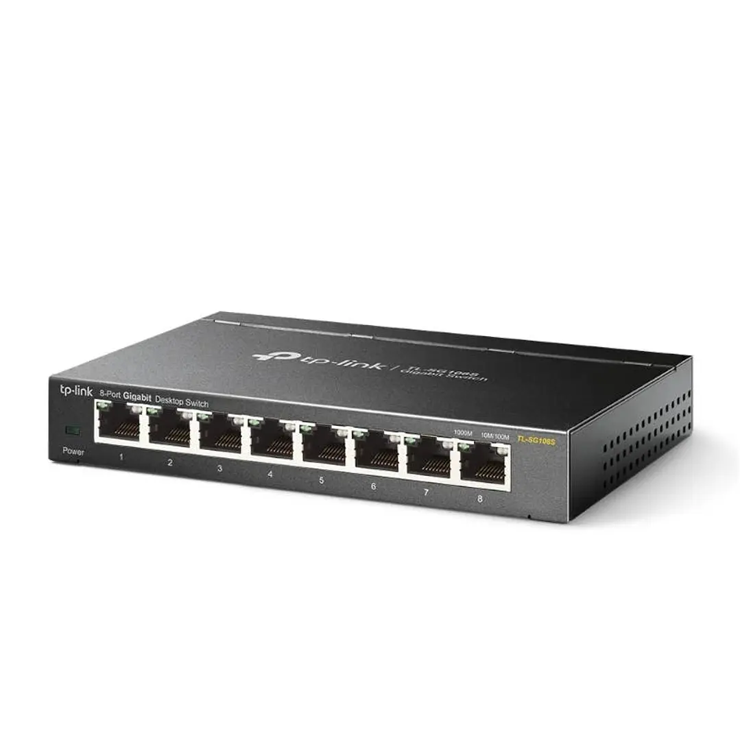 TP-Link TL-SG108S Switch 8xGB RJ45 Metal 1