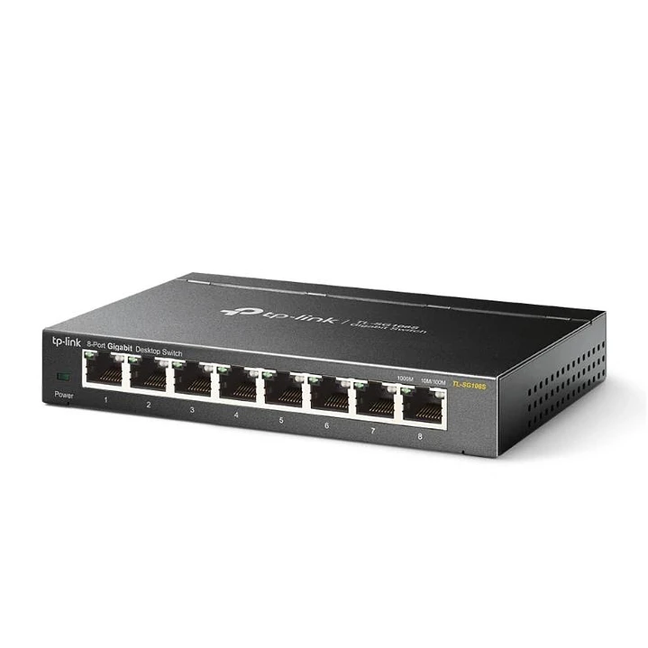 TP-Link TL-SG108S Switch 8xGB RJ45 Metal 1