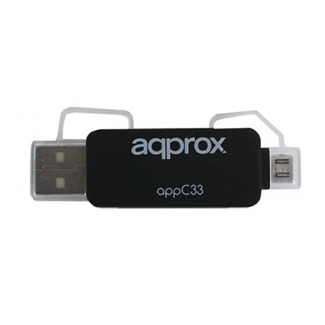 approx APPC33 Adaptador microSD/SD/MMC a USB/micro 1