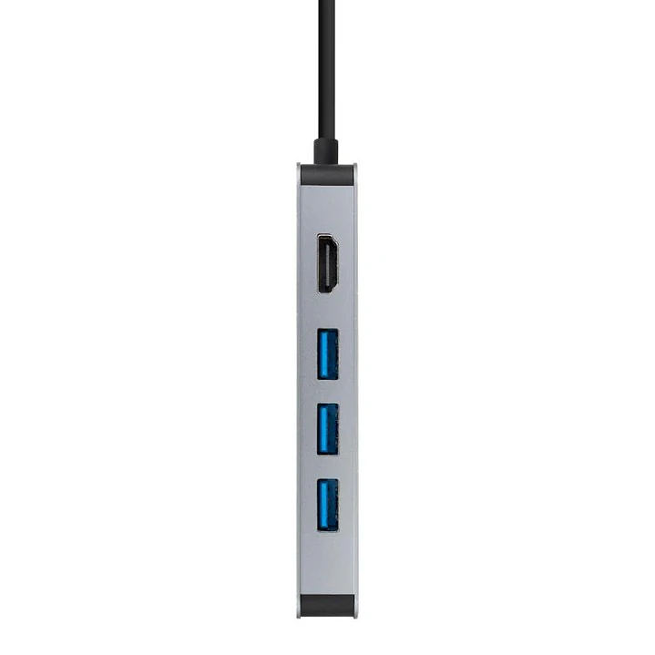 Nanocable Hub 8en1 USB-A+HDMI+USB-C PD+RJ45+TF+SD 3