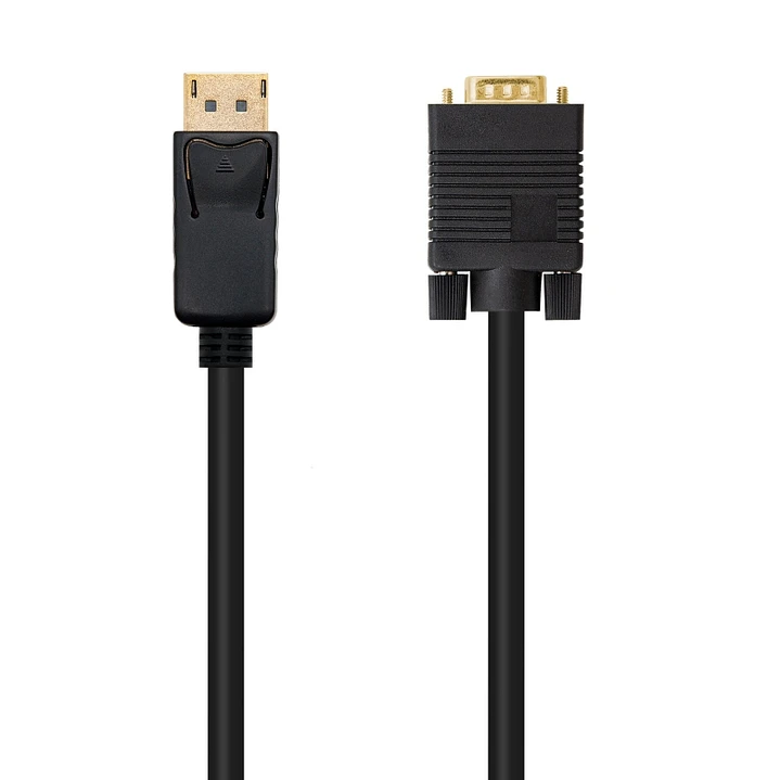 Nanocable Cable Conversor DP a VGA negro, 2 M 1