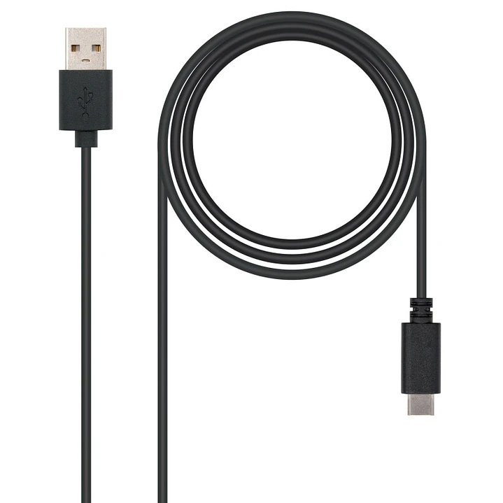 Nanocable Cable USB 2.0 3A Tipo USB-C/M-A/M 2 M 2