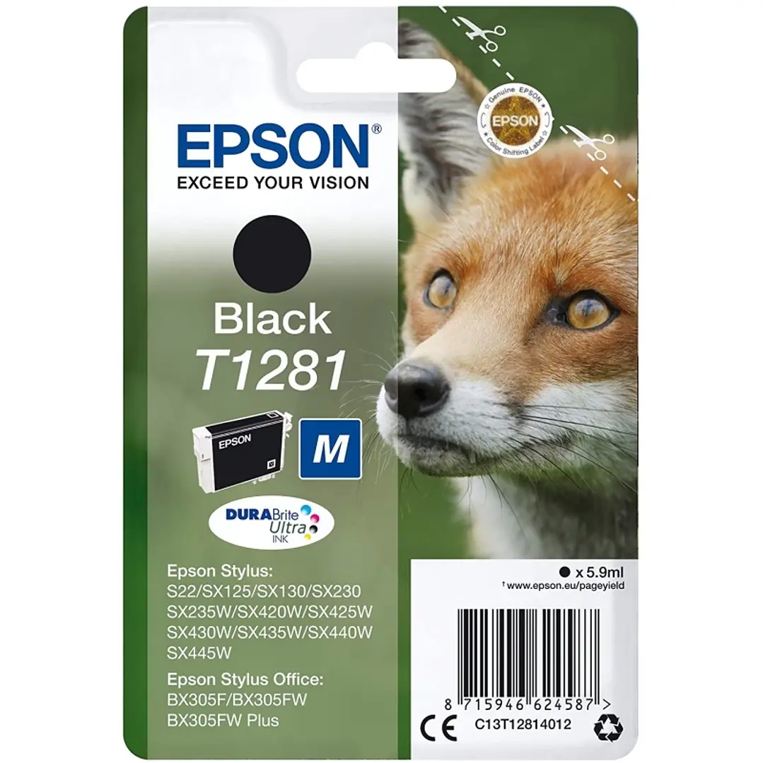 Epson Cartucho T1281 Negro 1