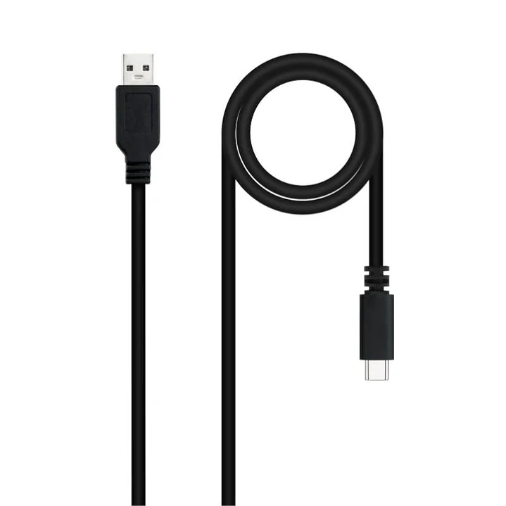 Nanocable Cable USB 2.0 3A USB-C-M/M 1.5M Negro 1