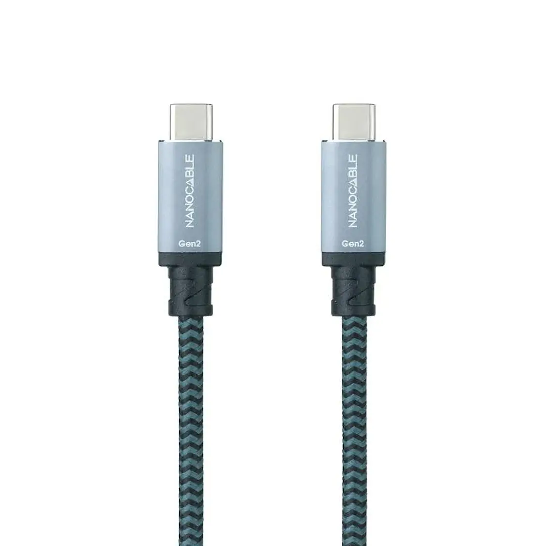 Nanocable Cable USB 3.1GEN2 5A USB-C/M-USB-C/M 2 M 2