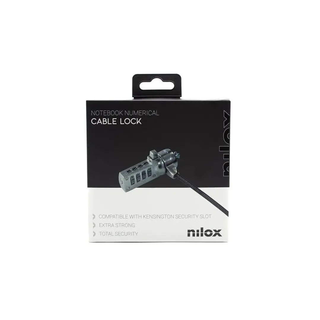 Nilox Candado Seguridad con combinacion 1.8m 3