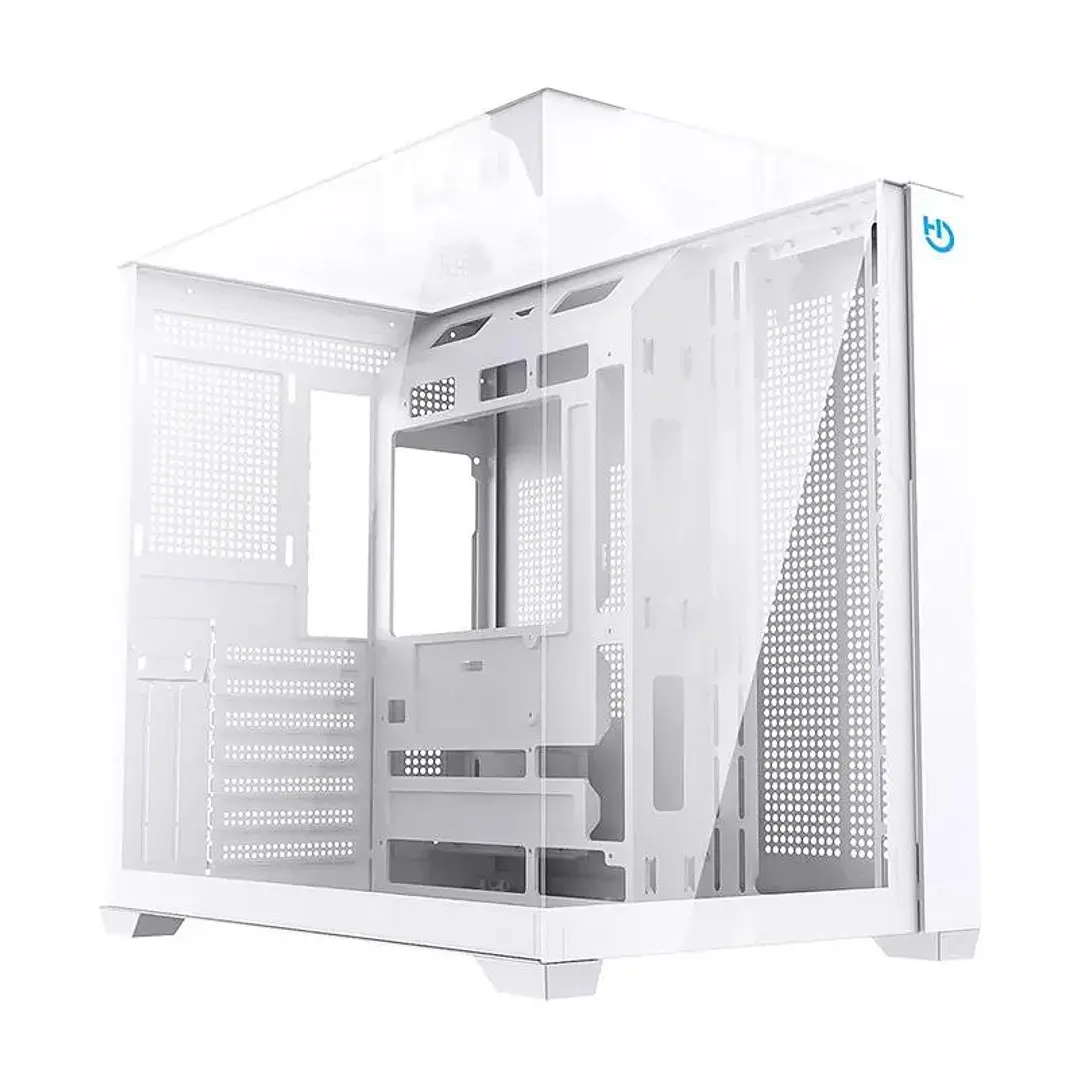 Hiditec Caja ATX Gaming Sky White USB 3.1 TYPE-C 2