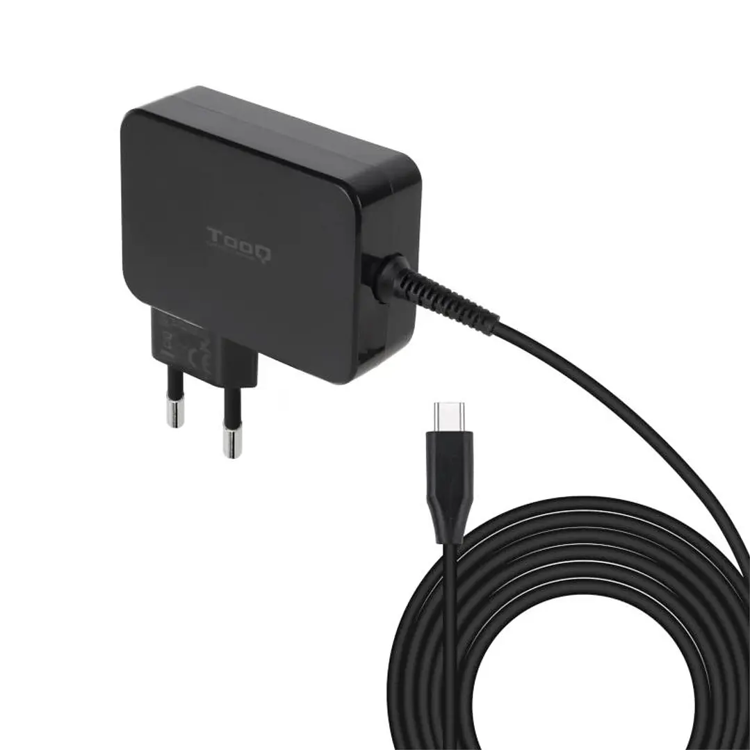 Tooq Cargador portátil GAN USB-C PD 100W Negro 3