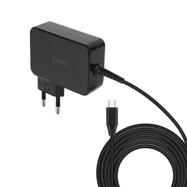 Tooq Cargador portátil GAN USB-C PD 100W Negro 3