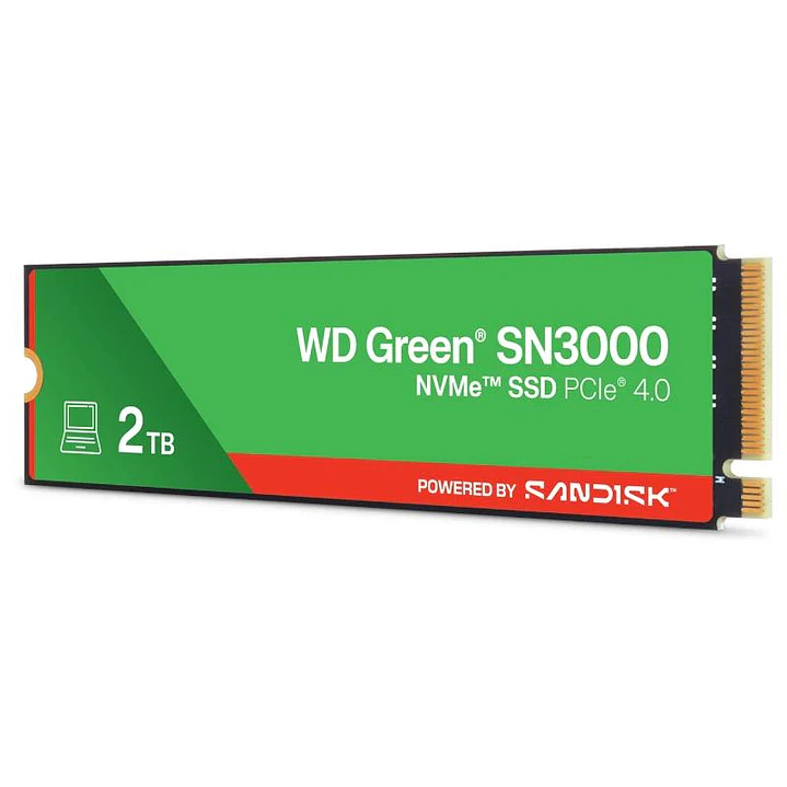 WD Green SN3000 SSD 2TB PCIe Gen4  NVMe 2