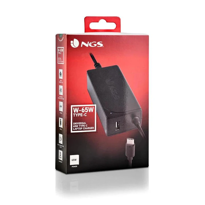 NGS CARGADOR PARA PORTATIL 65W USB C 20V/3,25A 4