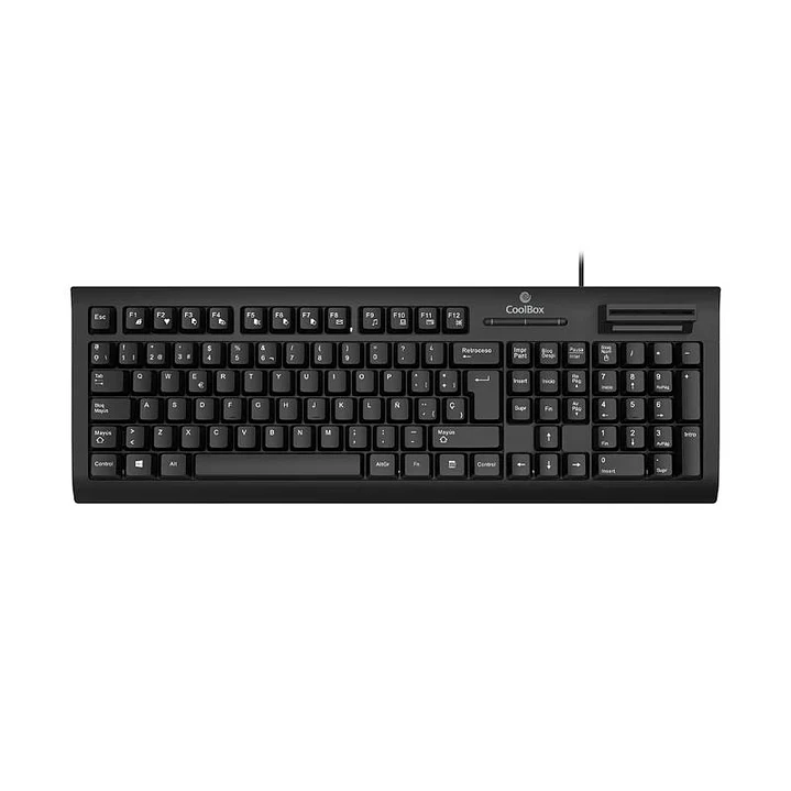 Coolbox Teclado con lector DNI smartcard V4 1