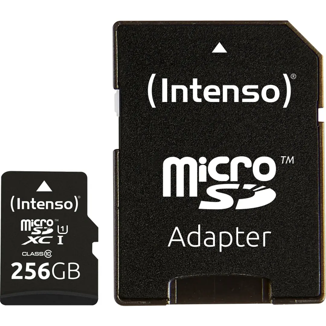 Intenso 3423492 Micro SD UHS-I Premium 256G c/adap 1