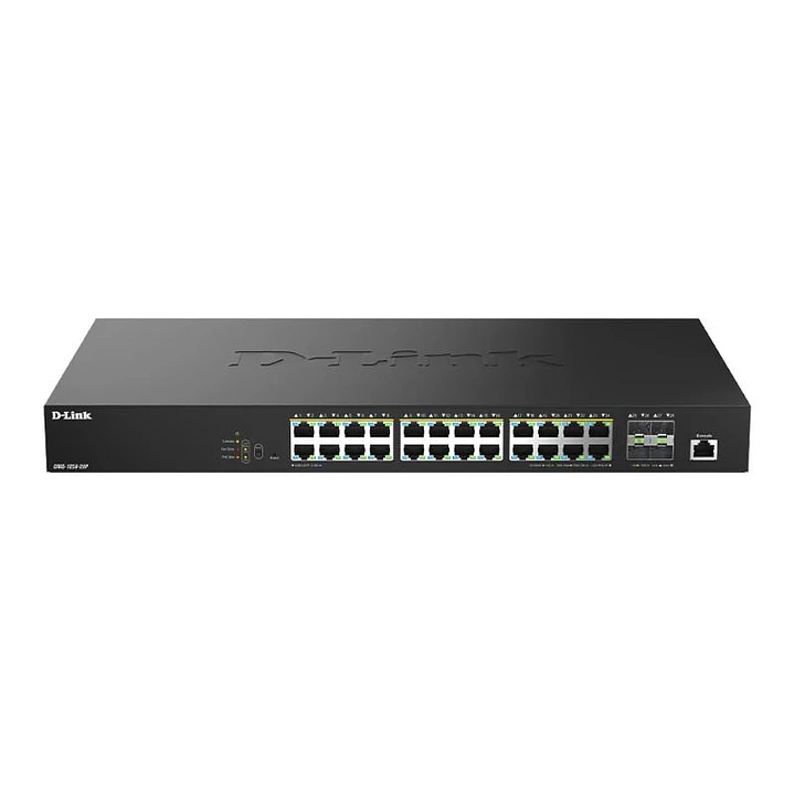 D-Link DMS-1250-28P/E Switch 24mG PoE 4x10 SFP+ 1