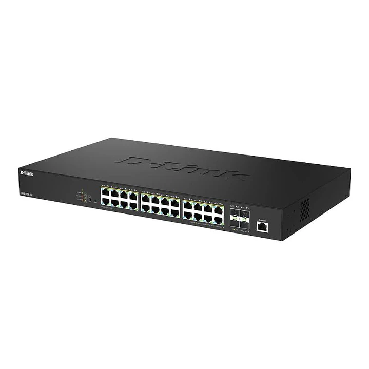 D-Link DMS-1250-28P/E Switch 24mG PoE 4x10 SFP+ 3