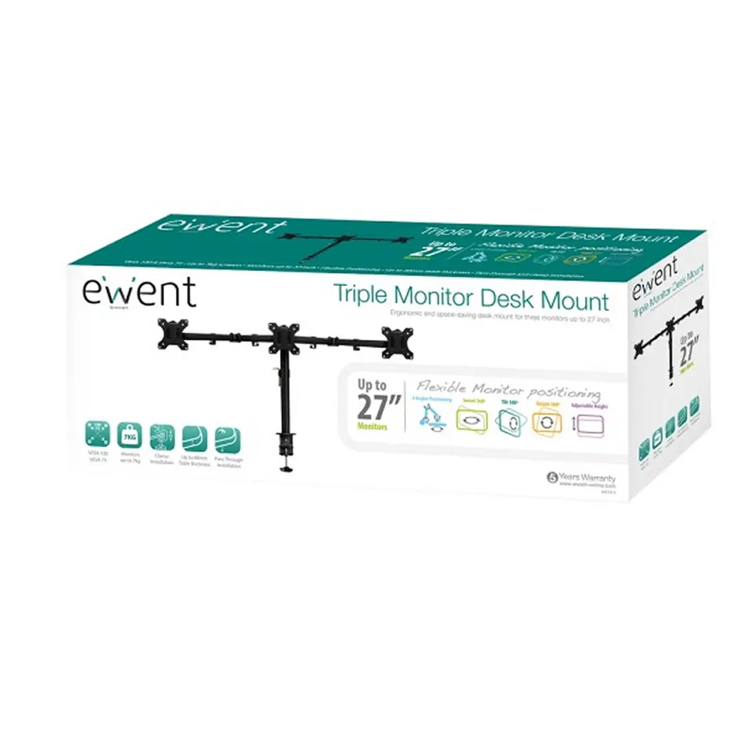 EWENT  EW1513 Sopore Tv Mesa  3 Monit. Hasta 27