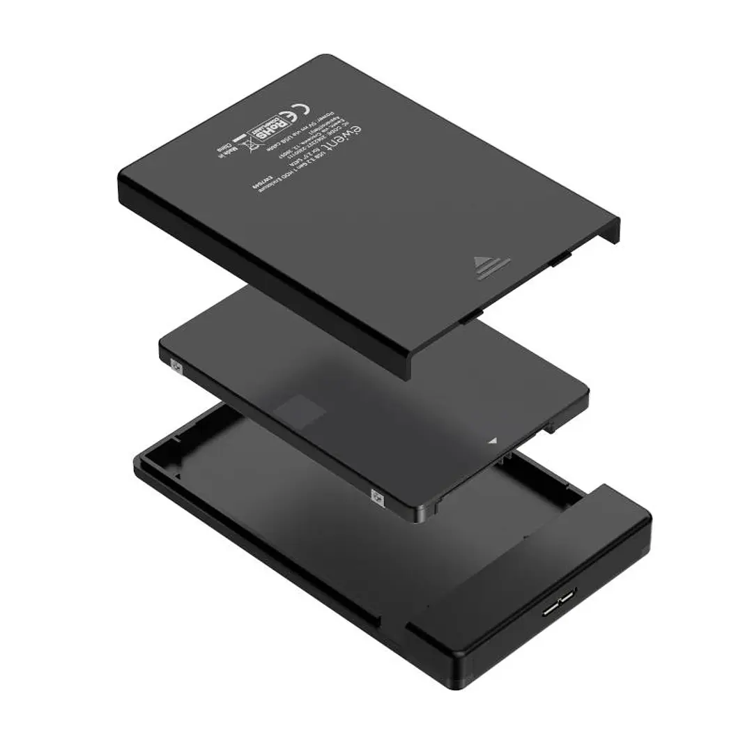 EWENT CAJA HDD/SDD SATA 2.5 SIN TORNILLOS USB 3.2 3