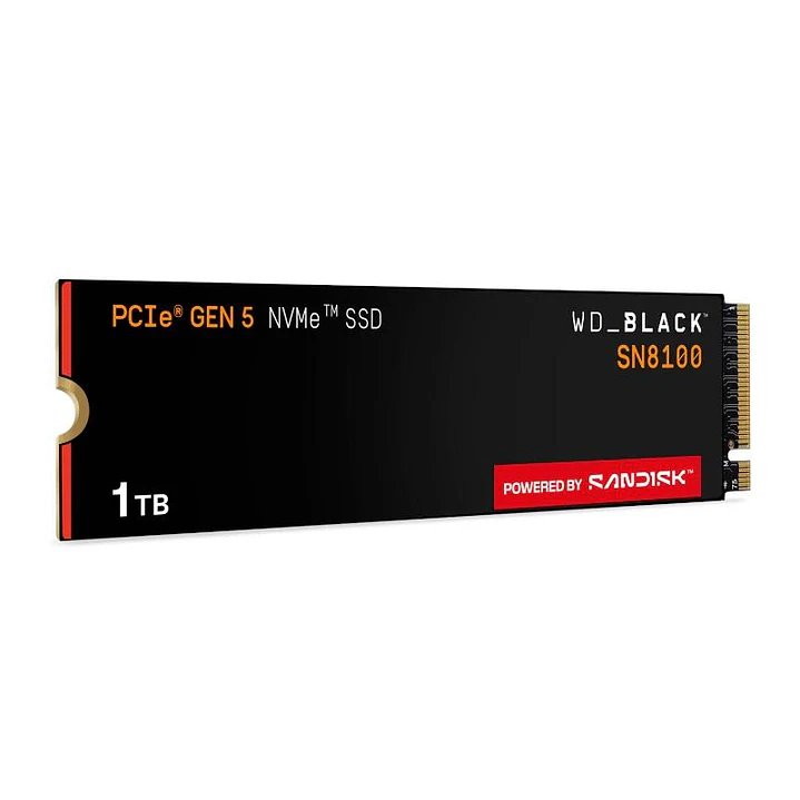 WD Black SN8100 SSD 1TB PCIe Gen5x4 14900 MB-s 3