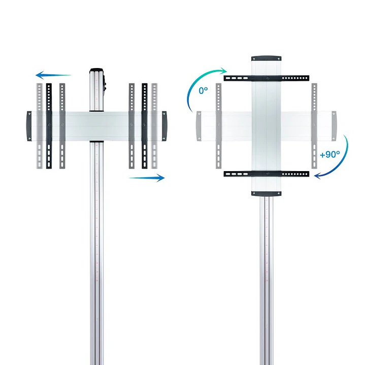 Tooq FS2270M-B Soporte suelo fijo  37-70