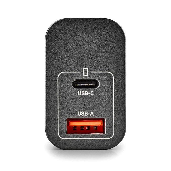 NGS CARGADOR GAN ULTRARAPIDO 30W USB-C+ USB-A 3