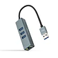 Nanocable Conversor USB 3.0 Ethernet + 3xUSB 3.0 - vignette 1