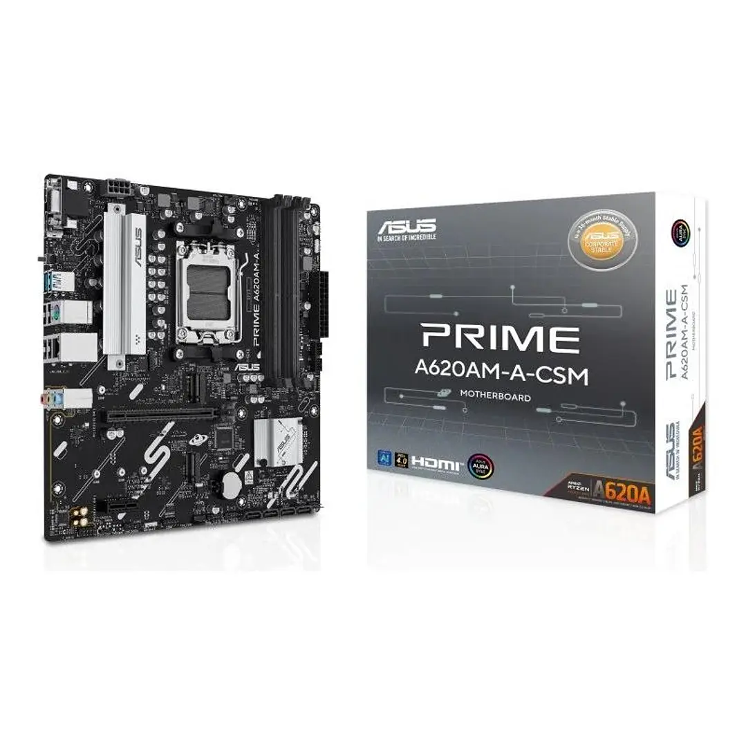 ASUS Placa Base PRIME A620AM-A-CSM mATX AM5 1