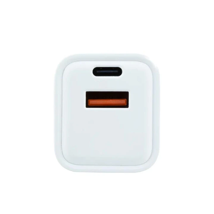 Coolbox Cargador Gan 20W USB-C/USB-A PARED 2